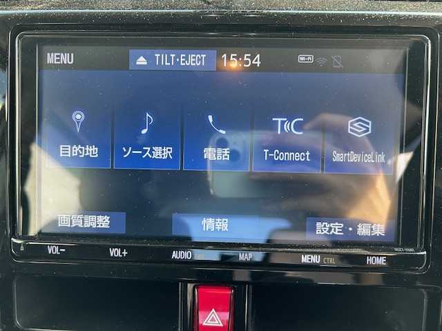 トヨタ ルーミー カスタムG－T 茨城県 2018(平30)年 3.5万km パールホワイトⅢ 純正ナビ/‐BT/CD/TV/純正ＡＷ　/クルーズコントロール　/フロントエアロパーツ　/バックカメラ　/両側パワースライドドア　/スマートキー　/アイドリングストップ　/ＬＥＤライト /パワーステアリング /パワーウィンドウ