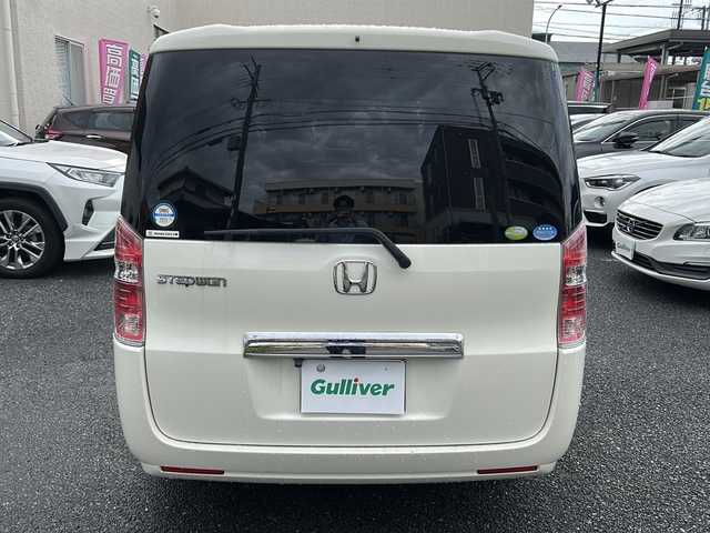ホンダ ステップワゴン G Lパッケージ 大阪府 2009(平21)年 10万km プレミアムホワイトパール ETC/ドライブレコーダー/両側PWスライドドア/社外ナビ/ワンセグTV/革巻きステアリング/純正フロアマット