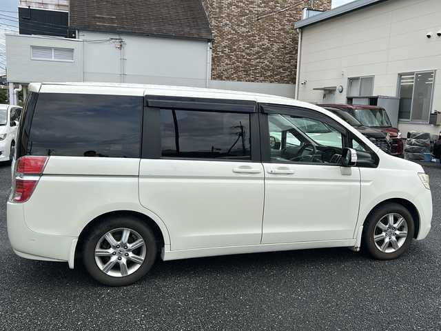 ホンダ ステップワゴン G Lパッケージ 大阪府 2009(平21)年 10万km プレミアムホワイトパール ETC/ドライブレコーダー/両側PWスライドドア/社外ナビ/ワンセグTV/革巻きステアリング/純正フロアマット