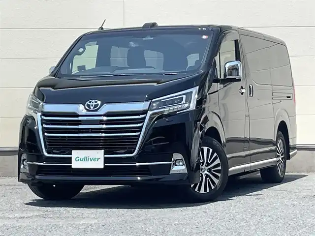 トヨタ グランエース プレミアム 茨城県 2020(令2)年 1万km ブラック ワンオーナー/純正ナビ/全周囲カメラ/フルセグTV/ドライブレコーダー/フリップダウンモニター/クルーズコントロール/コーナーセンサー前後/両側パワスラ/オットマン/オートマチックハイビーム/LEDヘッドライト/BSM/ETC2.0/ユニバーサルステップ