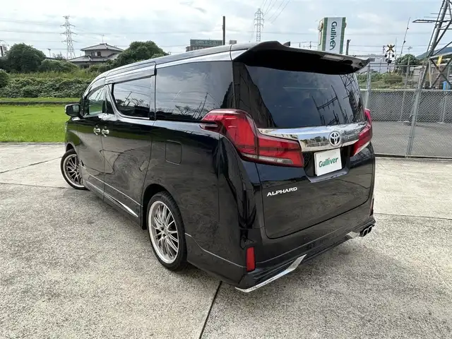 トヨタ アルファード S タイプゴールド 長崎県 2021(令3)年 3.2万km ブラック モデリスタエアロ（F/S/R下）/純正ナビ/（CD/DVD/BT/フルセグ）/バックカメラ/フリップダウンモニター/衝突軽減システム/レーンアシスト/コーナーセンサー/レーダークルーズ/ETC/両側パワースライドドア/パワーバックドア/社外20インチAW/前後ドライブレコーダー