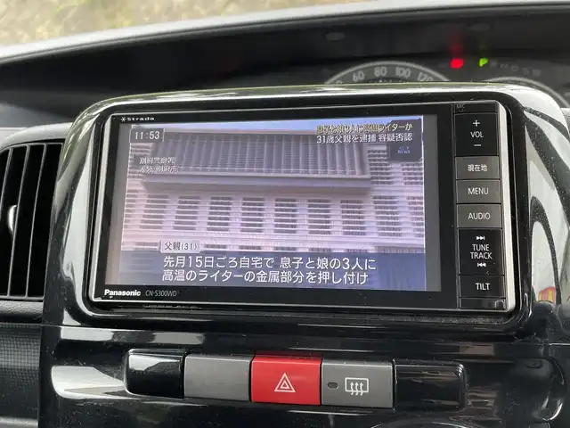 ダイハツ タント カスタム Vセレクションターボ 千葉県 2009(平21)年 10.6万km パールホワイトⅢ 社外SDナビ(CN-S300WD)/・AM/FM/CD/DVD/BT/フルセグTV/ETC/パワースライドドア/スペアキー/取扱説明書