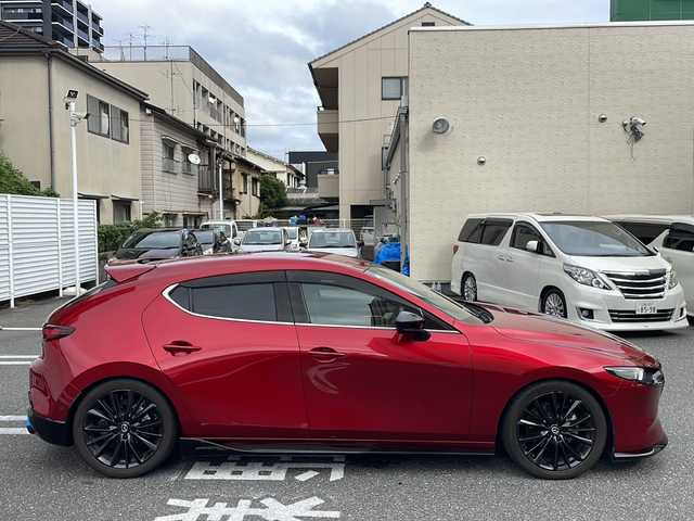 マツダ マツダ３ファストバック 20S バーガンディセレクション 広島県 2020(令2)年 4.5万km ソウルレッドクリスタルM /登録時走行距離/　　　　　　　44953キロ/i-stop/純正ナビ/全方位モニター/地デジ/赤革シート/シートヒーター/クルーズコントロール/BOSEサウンドシステム/HUD/ETC/新車時整備手帳/　　【保証書】/取扱説明書/