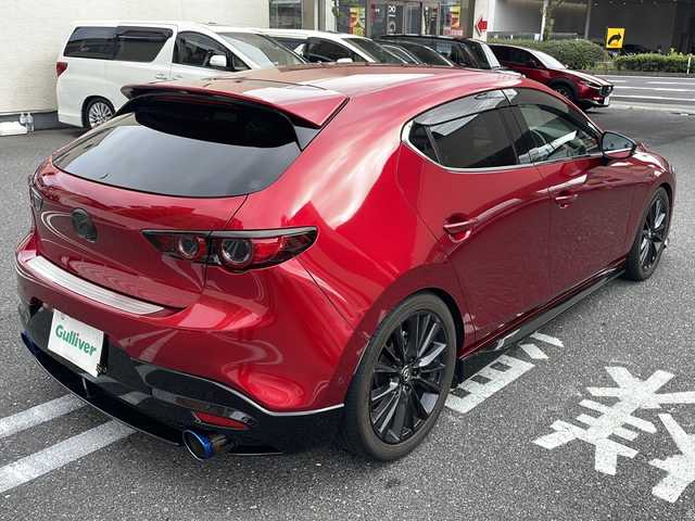 マツダ マツダ３ファストバック 20S バーガンディセレクション 広島県 2020(令2)年 4.5万km ソウルレッドクリスタルM /登録時走行距離/　　　　　　　44953キロ/i-stop/純正ナビ/全方位モニター/地デジ/赤革シート/シートヒーター/クルーズコントロール/BOSEサウンドシステム/HUD/ETC/新車時整備手帳/　　【保証書】/取扱説明書/