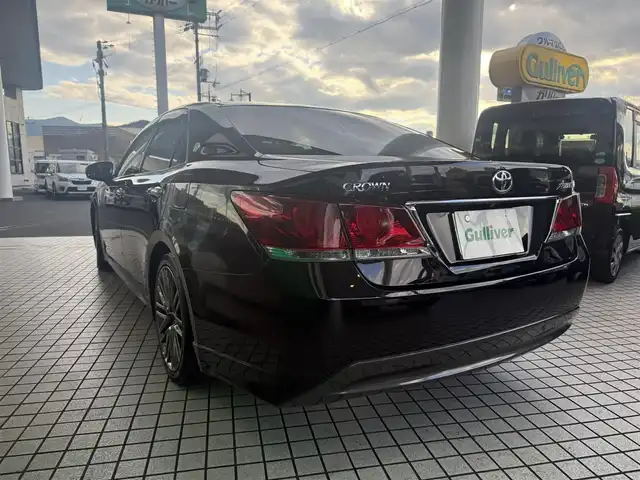 トヨタ クラウン アスリート S 京都府 2013(平25)年 9.8万km ブラック 純正マルチHDDナビ、地デジ、Bluetooth/USB端子/CD/DVD/前席パワーシート/ステアリングスイッチ/バックカメラ/クルーズコントロール/サンルーフ/ディスチャージ/ビルトインETC/保証書/取扱説明書