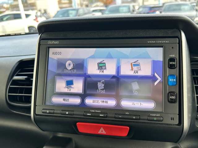 ホンダ Ｎ ＢＯＸ G SSパッケージ 大阪府 2017(平29)年 5.9万km クリスタルブラックパール 衝突軽減　純正ナビ（ＶＸＭ－１７４ＶＦＸＩ）　フルセグＴＶ　ＣＤ　ＤＶＤ　両側パワースライド　前後ドラレコ　バックカメラ　シートヒーター　ＥＴＣ　オートライト　純正フロアマット　