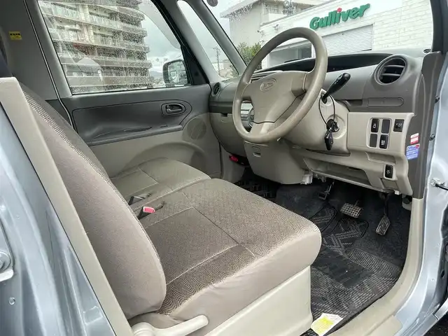 ダイハツ タント X 島根県 2013(平25)年 6.8万km ブライトシルバーメタリック ワンオーナー/純正CDオーディオ　/AM/FM/ETC/アイドリングストップ/片側パワースライドドア　/スマートキー　/純正フロアマット/保証書