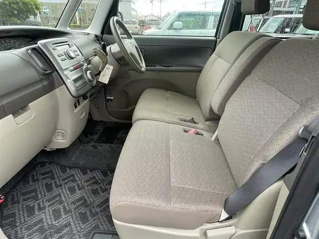 ダイハツ タント X 島根県 2013(平25)年 6.8万km ブライトシルバーメタリック ワンオーナー/純正CDオーディオ　/AM/FM/ETC/アイドリングストップ/片側パワースライドドア　/スマートキー　/純正フロアマット/保証書