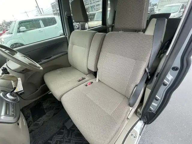 ダイハツ タント X 島根県 2013(平25)年 6.8万km ブライトシルバーメタリック ワンオーナー/純正CDオーディオ　/AM/FM/ETC/アイドリングストップ/片側パワースライドドア　/スマートキー　/純正フロアマット/保証書