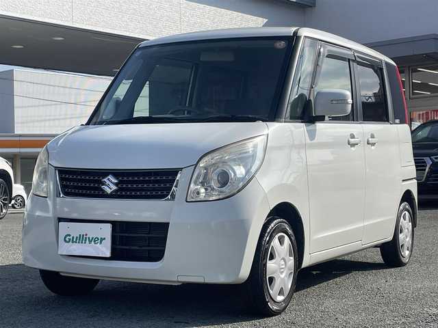 スズキ パレット リミテッドⅡ 熊本県 2012(平24)年 10.7万km パールホワイト ワンオーナー/CDオーディオ/両側パワースライドドア/プッシュスタート/スマートキー/オートライト/ウィンカーミラー/ABS/純正ドアバイザー/フロアマット/保証書/取扱説明書