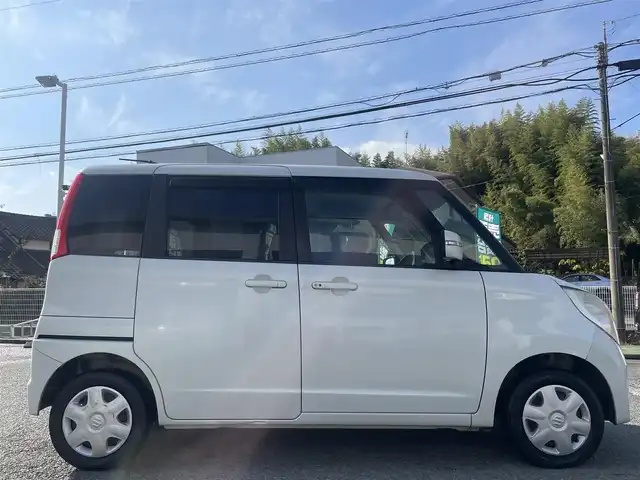スズキ パレット リミテッドⅡ 熊本県 2012(平24)年 10.7万km パールホワイト ワンオーナー/CDオーディオ/両側パワースライドドア/プッシュスタート/スマートキー/オートライト/ウィンカーミラー/ABS/純正ドアバイザー/フロアマット/保証書/取扱説明書