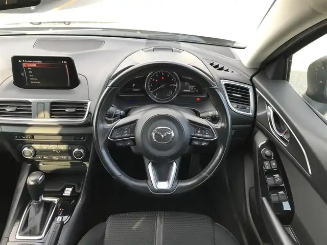 マツダ アクセラ スポーツ 15S プロアクティブ 鳥取県 2018(平30)年 4.4万km マシーングレープレミアムM 純正ナビ/フルセグ/CD/DVD/BT/USB/バックカメラ/衝突軽減ブレーキ/レーダークルーズコントロール/ブラインドスポットモニター/ヘットアップディスプレイ/リアクロストラフィックアラート/ハイビームアシスト/運転席パワーシート/メモリー機能付き/前席シートヒーター/ステアリングヒーター/パドルシフト/LEDヘットライト/フォグライト/純正18インチアルミホイール/プッシュエンジンスタート/アイドリングストップ/スマートキー