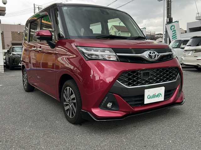 トヨタ タンク カスタムG S 大阪府 2018(平30)年 2.5万km ブラックマイカ/マゼンダベリーメタリック 純正フルセグナビ　/バックカメラ　/ＥＴＣ　/両側パワースライドドア　/ドライブレコーダー　/クルーズコントロール　/Ｂｌｕｅｔｏｏｔｈ　/CDチェンジャー/ＤＶＤ再生機能　/スペアキー/アイドリングストップ/純正フロアマット　/純正アルミホイール　/ＬＥＤヘッドライト/盗難防止装置/オートライト/横滑り防止装置/衝突被害軽減システム/エアバッグ
