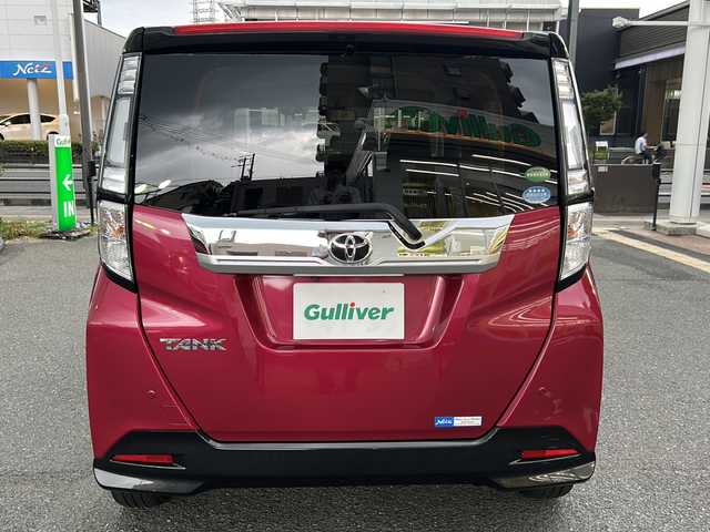 トヨタ タンク カスタムG S 大阪府 2018(平30)年 2.5万km ブラックマイカ/マゼンダベリーメタリック 純正フルセグナビ　/バックカメラ　/ＥＴＣ　/両側パワースライドドア　/ドライブレコーダー　/クルーズコントロール　/Ｂｌｕｅｔｏｏｔｈ　/CDチェンジャー/ＤＶＤ再生機能　/スペアキー/アイドリングストップ/純正フロアマット　/純正アルミホイール　/ＬＥＤヘッドライト/盗難防止装置/オートライト/横滑り防止装置/衝突被害軽減システム/エアバッグ
