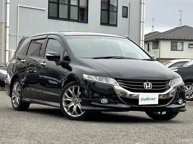 ホンダ オデッセイ アブソルート 宮城県 2010(平22)年 10.6万km クリスタルブラックパール 純正ナビ（ＴＶ，ＦＭ，ＡＭ，ＤＩＳＣ，ＢＴ，ＨＤＤ）/／クルーズコントロール/／全方位カメラ/／バックモニター/／フロントガラス熱線スイッチ/／横滑り防止装置/／ＥＴＣ/／ＵＳＢポート1個