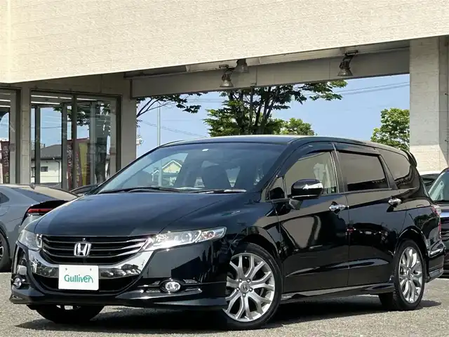ホンダ オデッセイ アブソルート 宮城県 2010(平22)年 10.6万km クリスタルブラックパール 純正ナビ（ＴＶ，ＦＭ，ＡＭ，ＤＩＳＣ，ＢＴ，ＨＤＤ）/／クルーズコントロール/／全方位カメラ/／バックモニター/／フロントガラス熱線スイッチ/／横滑り防止装置/／ＥＴＣ/／ＵＳＢポート1個