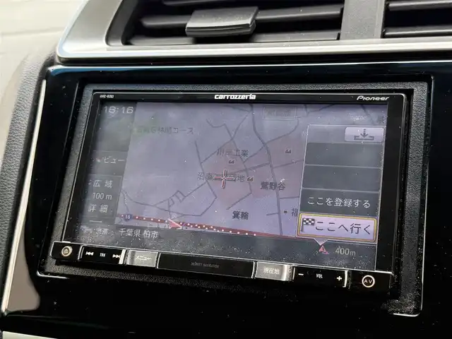ホンダ フィット 13G Fパッケージ 千葉県 2015(平27)年 8.3万km クリスタルブラックパール ナビ/　(AM/FM/CD/DVD/USB)/ワンセグTV/前後ドライブレコーダー (DRY-TW8500)/ETC/プッシュエンジンスタート/スマートキー×2/アイドリングストップ/ヘッドライトレベライザー/ウィンカー付き電動格納ミラー/純正フロアマット/保証書＆取扱説明書/ナビ取扱説明書