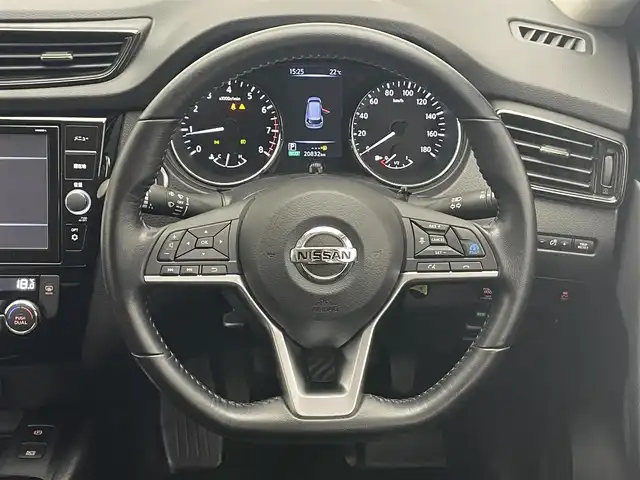日産 エクストレイル 20Xi Vセレクション 愛知県 2021(令3)年 2.1万km ダイヤモンドブラック 純正９型ナビ　全方位カメラ　プロパイロット　デジタルインナーミラー　防水シート　シートヒーター　電動リアゲート　ルーフレール　LEDオートライト　エマージェンシーブレーキ　衝突軽減　追従クルコン　レーンアシスト　前後ドラレコ　電動パーキングブレーキ　禁煙