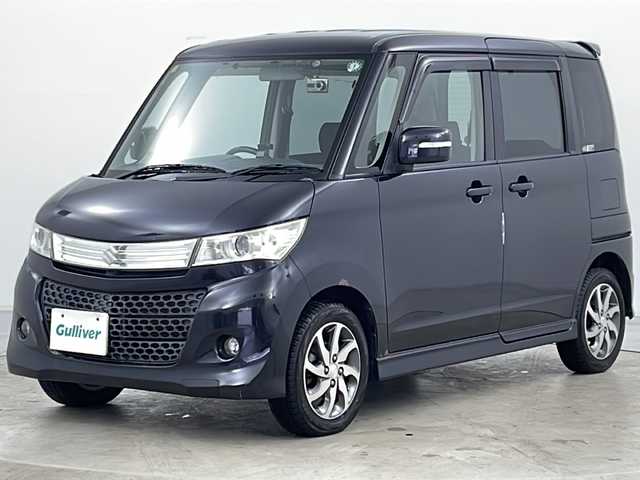 スズキ パレット ＳＷ TS 道央・札幌 2010(平22)年 8.2万km ブルーイッシュブラックパール3 ・4WD/・社外ナビ&フルセグ&CD&DVD&SD&BT/・両側パワースライドドア/・シートヒーター/・社外ドライブレコーダー/・社外エンジンスターター/・社外レーダー/・ETC/・オートライト/・HIDヘッドライト/・スマートキー/・スペアキー/・プッシュスタート/・電格ミラー/・純正14インチAW