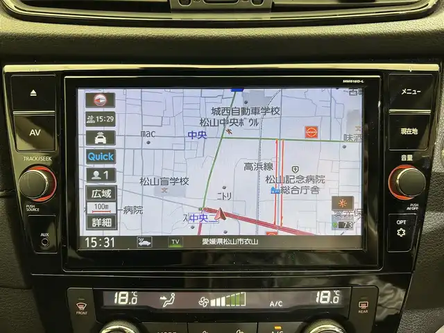 日産 エクストレイル 20Xi 愛媛県 2019(令1)年 5.8万km ダークメタルグレー ・プロパイロット/・エマージェンシーブレーキ /・純正9インチナビゲーション/・Bluetooth/フルセグテレビ/DVD/・アラウンドビューモニター/・カプロンハーフシート/・ドライブレコーダー/・ETC/・LEDヘッドライト/・スマートキー