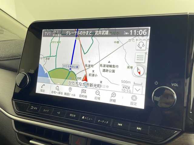 日産 オーラ G 茨城県 2021(令3)年 5万km ガーネットレッド/スーパーブラック 2トーン ＢＯＳＥサウンド　ワイヤレス充電器　ＵＳＢ端子　ビルトインＥＴＣ２．０　純正９型ナビ　フルセグＴＶ　全周囲カメラ　プロパイロット　アダプティブクルーズコントロール　ＬＥＤライト　純正アルミホイール