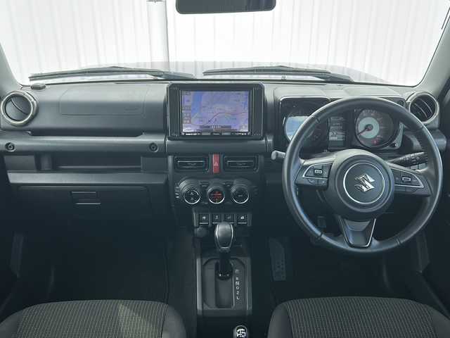 スズキ ジムニー XC 三重県 2019(令1)年 4.4万km ブルーイッシュブラックパール3 純正８型ナビ　/バックカメラ　/ＥＴＣ　/前席シートヒーター　/前後ドライブレコーダー　/クルーズコントロール　/レーンキープアシスト/衝突軽減ブレーキ　/ＬＥＤヘッドライト　/オートライト　/ヒーテッドドアミラー　/ダウンヒルアシストコントロール/ルーフキャリア/電動格納ミラー　/禁煙車