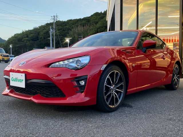 トヨタ ８６ GT 兵庫県 2020(令2)年 2.3万km ピュアレッド 社外SDナビ/(CD/DVD/BT/AM/FM)/フルセグテレビ/バックカメラ/クルーズコントロール/プッシュスタート/LEDヘッドライト/パドルシフト