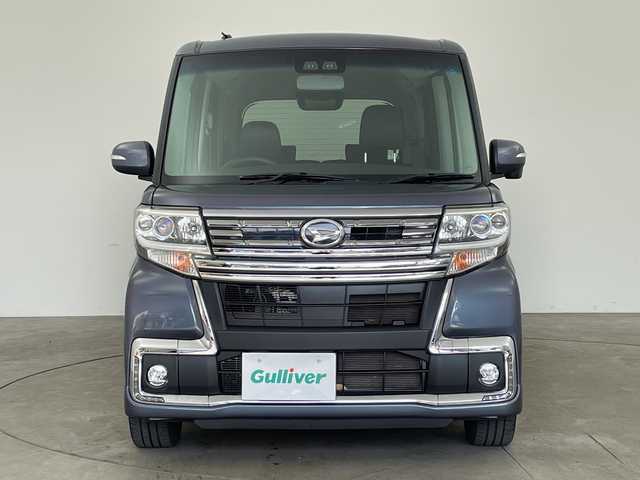 ダイハツ タント カスタム RS トップED SA Ⅲ 兵庫県 2017(平29)年 7.2万km メテオライトグレーイリュージョナルP ・社外ディスプレイオーディオ/CD/DVD/USB/・バックカメラ/・ETC/・スマートアシストIII/・衝突回避支援ブレーキ機能/・誤発進抑制制御機能（前方・後方）/・オートハイビーム/・先行車発進お知らせ機能/・車線はみ出し警報/・ＬＥＤヘッドライト/・オートライト/・フォグランプ/・両側パワースライドドア/・ハーフレザーシート/・シートヒーター/・レザー調シートカバー/・純正15インチアルミホイール/・純正フロアマット/・ステアリングスイッチ/・スマートキー/・プッシュスタート