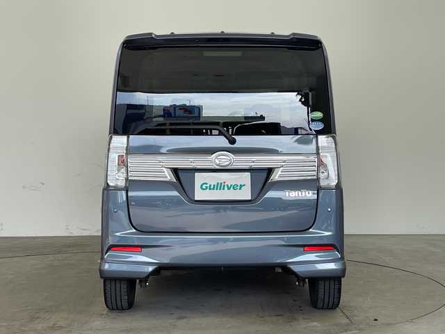 ダイハツ タント カスタム RS トップED SA Ⅲ 兵庫県 2017(平29)年 7.2万km メテオライトグレーイリュージョナルP ・社外ディスプレイオーディオ/CD/DVD/USB/・バックカメラ/・ETC/・スマートアシストIII/・衝突回避支援ブレーキ機能/・誤発進抑制制御機能（前方・後方）/・オートハイビーム/・先行車発進お知らせ機能/・車線はみ出し警報/・ＬＥＤヘッドライト/・オートライト/・フォグランプ/・両側パワースライドドア/・ハーフレザーシート/・シートヒーター/・レザー調シートカバー/・純正15インチアルミホイール/・純正フロアマット/・ステアリングスイッチ/・スマートキー/・プッシュスタート