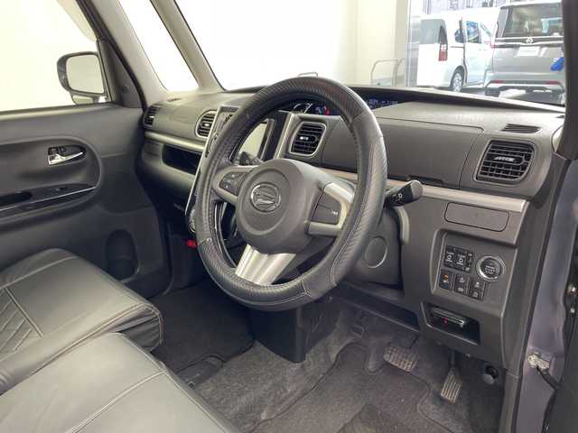 ダイハツ タント カスタム RS トップED SA Ⅲ 兵庫県 2017(平29)年 7.2万km メテオライトグレーイリュージョナルP ・社外ディスプレイオーディオ/CD/DVD/USB/・バックカメラ/・ETC/・スマートアシストIII/・衝突回避支援ブレーキ機能/・誤発進抑制制御機能（前方・後方）/・オートハイビーム/・先行車発進お知らせ機能/・車線はみ出し警報/・ＬＥＤヘッドライト/・オートライト/・フォグランプ/・両側パワースライドドア/・ハーフレザーシート/・シートヒーター/・レザー調シートカバー/・純正15インチアルミホイール/・純正フロアマット/・ステアリングスイッチ/・スマートキー/・プッシュスタート