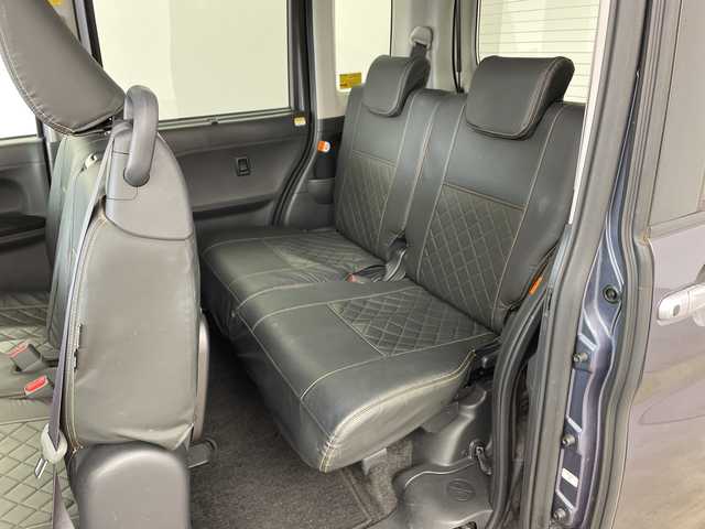 ダイハツ タント カスタム RS トップED SA Ⅲ 兵庫県 2017(平29)年 7.2万km メテオライトグレーイリュージョナルP ・社外ディスプレイオーディオ/CD/DVD/USB/・バックカメラ/・ETC/・スマートアシストIII/・衝突回避支援ブレーキ機能/・誤発進抑制制御機能（前方・後方）/・オートハイビーム/・先行車発進お知らせ機能/・車線はみ出し警報/・ＬＥＤヘッドライト/・オートライト/・フォグランプ/・両側パワースライドドア/・ハーフレザーシート/・シートヒーター/・レザー調シートカバー/・純正15インチアルミホイール/・純正フロアマット/・ステアリングスイッチ/・スマートキー/・プッシュスタート