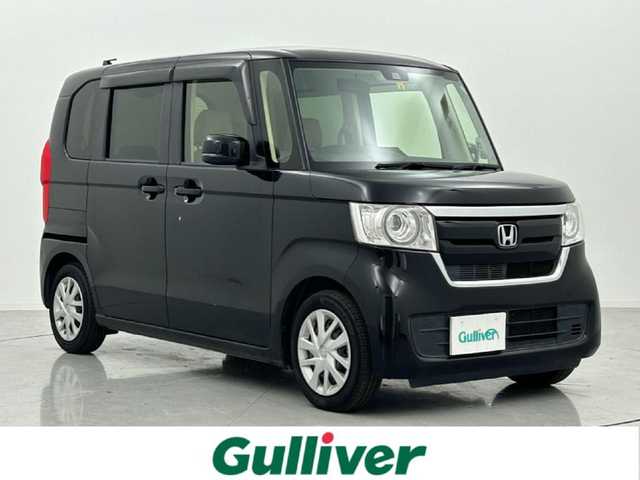 ホンダ Ｎ ＢＯＸ G ホンダセンシング 千葉県 2018(平30)年 3.9万km クリスタルブラックパール 禁煙車　/純正８インチナビVSU-185NBi（ＣＤ・ＤＶＤ・フルセグ・ＢＴ・ＵＳＢ）/バックカメラ　/ビルトインＥＴＣ　/後ろのみコーナーセンサー　/両側スライドドア　/レーダークルーズコントロール　/ホンダセンシング/衝突軽減ブレーキ/レーンキープアシスト/横滑り防止/純正フロアマット/オートライト/LEDヘッドライト/スマートキー/プッシュスタート/スペアキー1本/保証書/取扱説明書