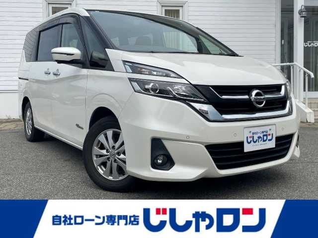 日産 セレナ G 富山県 2017(平29)年 11.2万km ブリリアントホワイトパール (株)IDOMが運営する【じしゃロン富山店】の自社ローン専用車両になります。こちらは現金またはオートローンご利用時の価格です。自社ローンご希望の方は別途その旨お申し付け下さい/ホイール有/デジタルミラー/ETC/電動パーキング/パーキングアシスト/後席フリップダウンモニター/アラウンドビューモニター