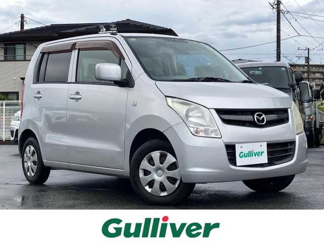 マツダ ＡＺ ワゴン XG 静岡県 2012(平24)年 4.3万km シルキーシルバーメタリック パワーウィンドウ/パワーステアリング/リモコンキー/マニュアルエアコン/CD/CDチェンジャー/ベンチシート/純正フロアマット/ABS/盗難防止装置/Wエアバック