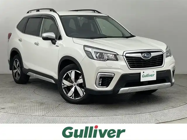 スバル フォレスター ハイブリッド アドバンス 道央・札幌 2019(令1)年 5.4万km クリスタルホワイトP ・4WD/・衝突被害軽減ブレーキ/・レーンキープアシスト/・レーダークルーズコントロール/・ブラインドスポットモニター/・純正ナビ/・バック・サイド・フロントカメラ/・フルセグTV/・Bluetooth/・CD/DVD再生/・パワーバックドア/・パワーシート/・シートヒーター/・レザーシート/・ドライバーモニタリング/・デジタルインナーミラー/・パドルシフト/・X-MODE/・SI-DRIVE