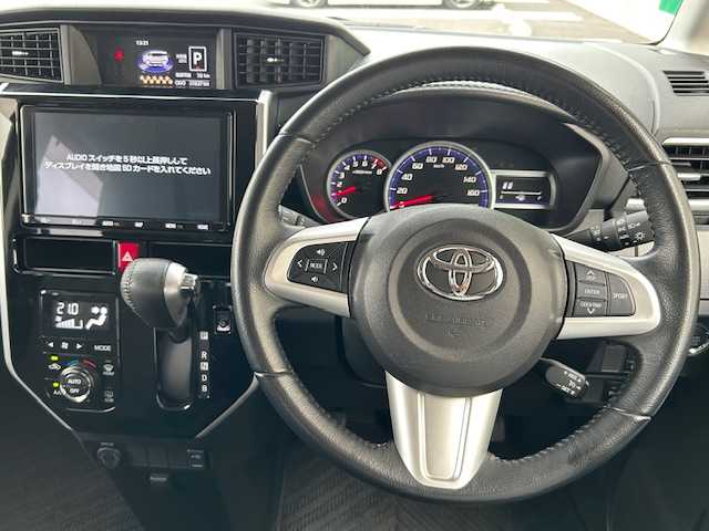 トヨタ タンク カスタムG－T 茨城県 2019(平31)年 2.3万km ホワイト/シルバーM 純正ナビ　/‐BT/CD/純正ＡＷ　/ＥＴＣ　/クルーズコントロール/ドライブレコーダ前方　/両側パワースライドドア　/バックカメラ　/コーナーセンサー前後　/ＬＥＤライト　/スマートキー　/アイドリングストップ　/衝突軽減システム　/盗難防止装置