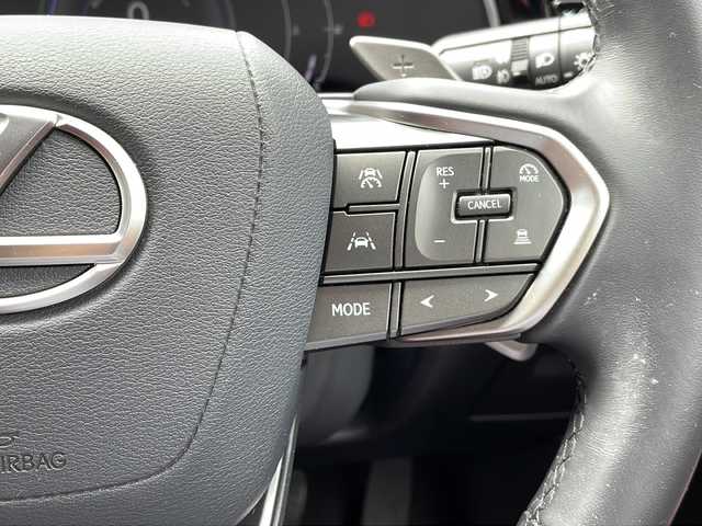 レクサス ＮＸ 350h 山形県 2024(令6)年 1.9万km ソニッククロム Lexus Safety System＋/・プリクラッシュセーフティ/・レーントレーシングアシスト（ＬＴＡ）/・ITS Connect/・レーダークルーズコントロール/・オートマチックハイビーム（ＡＨＢ）/・ロードサインアシスト（ＲＳＡ）/・先行車発進告知機能（ＴＭＮ）/・ドライバー異常時対応システム/三眼LEDヘッドライト/レザーシート/パノラミックビューモニター/２０インチダークグレーアルミホイール/純正ディスプレイオーディオ/BT.USB.MiraCast/フルセグ/ビルトインETC2.0/純正ドライブレコーダー/パドルシフト/パワーシート/電動パーキングブレーキ/オートホールド/パワーバックドア/タイプC急速充電ポート/プッシュスタート/スマートキーｘ２/カードキーｘ１/スタッドレスタイヤ積込み