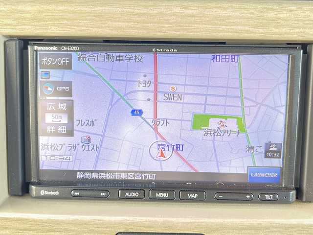 スズキ ハスラー ワンダラー 静岡県 2018(平30)年 4.8万km シフォンアイボリーメタリック/ウッディブラウン2トーンルーフ ナビ/・ラジオ/ワンセグTV/・CD/DVD/Bluetooth/主要装備/・全方位カメラ　/・ＥＴＣ　/・シートヒーター　/・レーンキープアシスト　/・デュアルカメラブレーキサポート　/・アイドリングストップ　/・ステアリングリモコン　/・ヒーテッドドアミラー　/・ハーフレザーシート　/・オートライト/・プッシュスタート/・スマートキー/・純正アルミホイール/・純正フロアマット