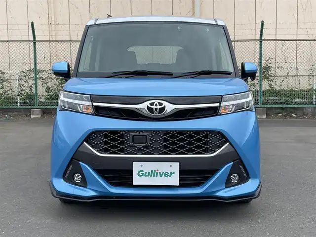トヨタ タンク カスタムG 東京都 2018(平30)年 4.9万km ファインブルーマイカメタリック/シルバー2トーン ＯＰIIトーンルーフ　/社外ＳＤナビ＆フルセグ/・BluetoothAudio/・CD/SD/DVD/FM/AM　/・ステアリングスイッチ/両側パワースライドドア　/純正ＬＥＤヘッドライト/・コンライト　/クルーズコントロール　/撥水機能付ブラックファブリックシート/・シートリフレクター　　/スマートエントリー/プッシュエンジンスタート/純正フロアマット/電動格納ミラー/Wエアバック＆ABS/保証書＆取説