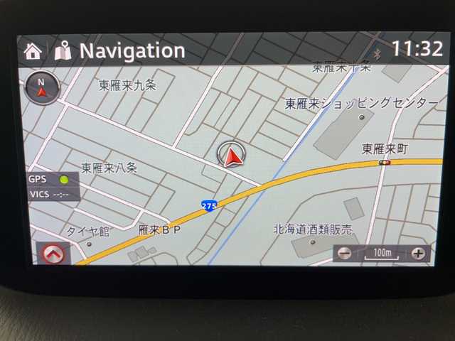 マツダ アクセラ スポーツ 15S 道央・札幌 2017(平29)年 2.6万km ジェットブラックマイカ ・４ＷＤ　/・純正ＳＤナビ/・CD/DVD/USB/AUX/フルセグTV/BT接続）/・スマートシティブレーキサポート　/・ブラインドスポットモニター　/・ステアリングスイッチ　/・クルーズコントロール　/・ＭＴモード付ＡＴ　/・純正エンジンスターター　/・バックカメラ/・横滑り防止装置/・プッシュスタート/・スマートキー/・ドアバイザー/・純正フロアマット/・電動格納ミラー/・ウィンカーミラー/・積込冬タイヤ社外AWセット