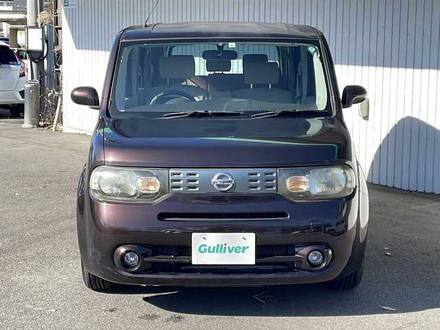 日産 キューブ 15X Mセレクション 長野県 2011(平23)年 9万km ビターショコラ ETC/社外15インチアルミ/プッシュスタート/保証書・取説/スペアキ―