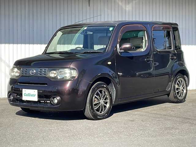 日産 キューブ 15X Mセレクション 長野県 2011(平23)年 9万km ビターショコラ ETC/社外15インチアルミ/プッシュスタート/保証書・取説/スペアキ―