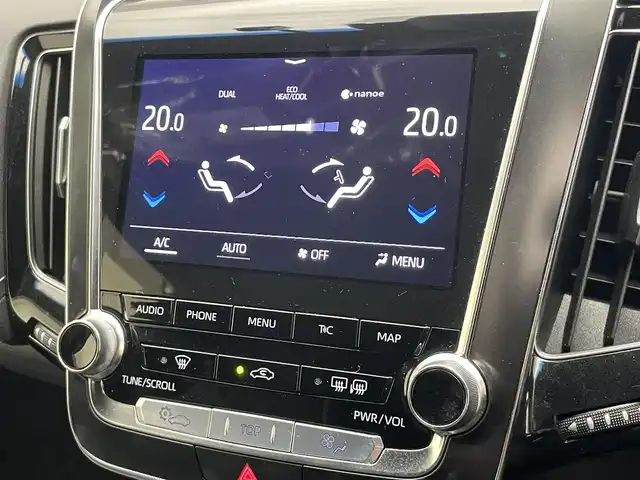 トヨタ クラウン ハイブリッド RS アドバンス 愛知県 2018(平30)年 6.4万km プレシャスブラックパール 純正ナビ　フルセグＴＶ　ＢＴ　全方位カメラ　ハーフレザー　シートヒーター　純正前後ドラレコ　ワイヤレス充電　パーキングアシスト　トヨタセーフティセンス　衝突軽減　追従クルコン　ＢＳＭ　ＬＥＤライト　コーナーセンサー　フォグランプ　パドルシフト　禁煙車