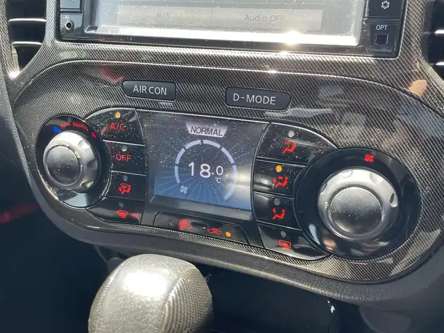 日産 ジューク ニスモ RS 宮崎県 2014(平26)年 9.2万km スーパーブラック 純正ナビ「MC314D-W」/(AM.FM.Bluetooth.DVD.CD.USB.AUX)/フルセグTV/アラウンドビューカメラ/ETC/4WD/センサーデフロック/横滑り防止機能/パドルシフト/オートエアコン/オートライト/電格ミラー/パワーウィンドウ/パワーステアリング/スマートキー