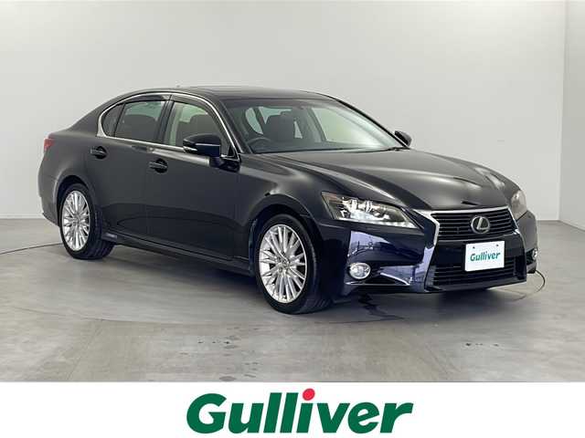 レクサス ＧＳ 450h バージョンL 栃木県 2012(平24)年 3万km ブラックオパールマイカ 純正HDDナビ/(BT/AM/FM/CD/DVD/ワンセグ）/ビルトインETC/サンルーフ/クルーズコントロール/横滑り防止/クリアランナソー/MTモード付AT/前席パワーシート/前席シートヒーター/エアシート/後席リアガラスサンシェード/電動格納ミラー/ステアリングスイッチ/純正アルミホイール/純正フロアマット/プッシュスタート/スマートキー