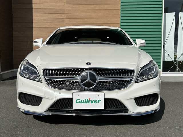 メルセデス・ベンツ ＣＬＳ２２０ｄ SブレイクAMGライン　 静岡県 2017(平29)年 3.7万km ダイヤモンドホワイト 純正ナビ（ワンセグTV/BT/CD）/サンルーフ/黒革レザーシート/パワーバックドア/アダプティブクルーズコントロール/ビルトインＥＴＣ/パドルシフト/Ｄ＋Ｎ席シートヒーター/Ｄ＋Ｎ席パワーシート/D＋N席メモリーシート/アクティブエマージェンシーストップアシスト/アクティブレーンチェンジアシスト/純正アルミホイール(19インチ)/保障証/取扱説明書