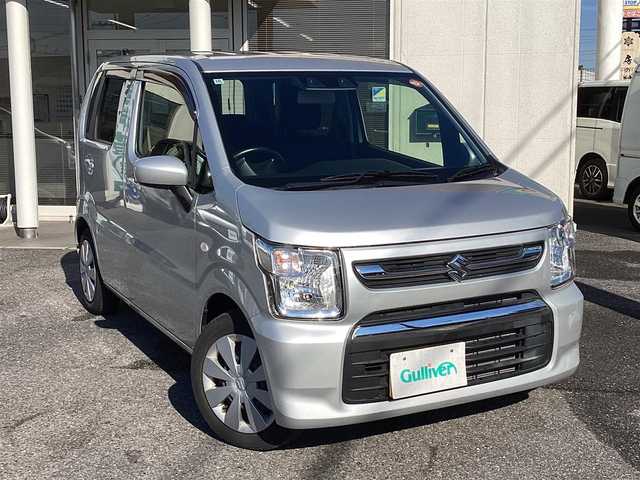 スズキ ワゴンＲ FX 千葉県 2022(令4)年 0.9万km シルキーシルバーメタリック メモリナビ　TV/CD/BT/　MDV-D3088 BTW/スマートキー/取扱説明書/保証書