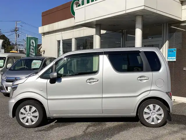 スズキ ワゴンＲ FX 千葉県 2022(令4)年 0.9万km シルキーシルバーメタリック メモリナビ　TV/CD/BT/　MDV-D3088 BTW/スマートキー/取扱説明書/保証書