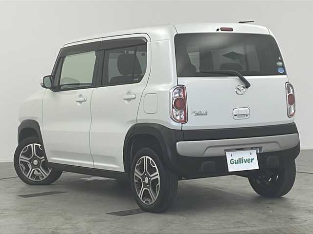 マツダ フレア クロスオーバー XS 愛知県 2018(平30)年 3.1万km ピュアホワイトP /禁煙車//ケンウッドナビ(KXM-E503W)//フルセグTV//ETC//バックカメラ//デュアルカメラブレーキサポート//車線逸脱警報//ふらつき警報//先行車発進お知らせ//HIDヘッドライト//オートライト//LEDフォグランプ//スーパーUV&IRカットガラス//純正15インチアルミホイール//純正フロアマット//純正ドアバイザー//革巻きステアリング//ステアリングスイッチ//プッシュスタート//電動格納ミラーウィンカー//アイドリングストップ//横滑り防止装置//新車保証書