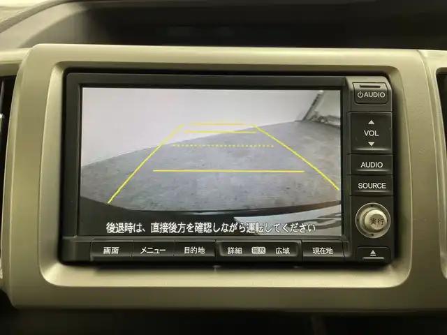 ホンダ ステップワゴン G インターナビEセレクション 群馬県 2012(平24)年 7.5万km クリスタルブラックパール 純正７インチナビ　ワンセグＴＶ　バックカメラ　後席モニター　ＥＴＣ　クルーズコンコントロール　両側パワースライドドア　純正ＨＩＤバーナー　オートライト　社外１５インチアルミホイール　純正フロアマット